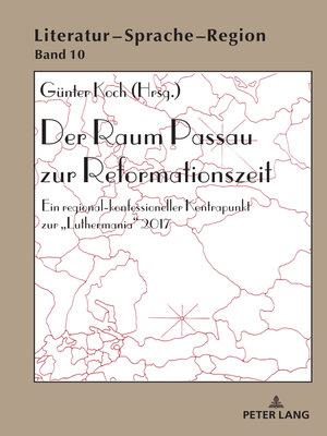 cover image of Der Raum Passau zur Reformationszeit